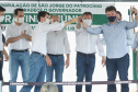 O governador Carlos Massa Ratinho Junior inaugurou nesta quinta-feira (1º) a pavimentação asfáltica da Estrada São Manoel, em São Jorge do Patrocínio, na região Noroeste, e anunciou novos investimentos para o município em pavimentações urbanas e de estradas rurais, veículos e iluminação pública.  Foto: Jose Fernando Ogura/AEN