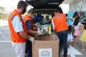 Nesta sexta-feira (02), acontece o último drive thru para entrega de brinquedos da campanha Paraná Piá no estacionamento do Palácio Iguaçu, em Curitiba. A primeira-dama Luciana Saito Massa acompanha a arrecadação.A campanha, promovida pela Superintendência Geral de Ação Solidária (SGAS), do Governo do Estado, arrecada brinquedos novos ou usados, em bom estado, para serem distribuídos em comemoração ao Dia das Crianças, celebrado no dia 12 de outubro. 02/10/2020 - Foto: Geraldo Bubniak/AEN