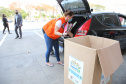 Nesta sexta-feira (02), acontece o último drive thru para entrega de brinquedos da campanha Paraná Piá no estacionamento do Palácio Iguaçu, em Curitiba. A primeira-dama Luciana Saito Massa acompanha a arrecadação.A campanha, promovida pela Superintendência Geral de Ação Solidária (SGAS), do Governo do Estado, arrecada brinquedos novos ou usados, em bom estado, para serem distribuídos em comemoração ao Dia das Crianças, celebrado no dia 12 de outubro. 02/10/2020 - Foto: Geraldo Bubniak/AEN