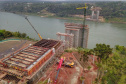 As obras da Ponte da Integração, em Foz do Iguaçu, no Oeste do Estado, atingiram 34% no final de setembro. O projeto é uma parceria entre a usina, o Governo do Estado e o governo federal. A gestão da obra é feita pela Secretaria da Infraestrutura e Logística do Paraná