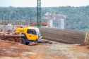 As obras da Ponte da Integração, em Foz do Iguaçu, no Oeste do Estado, atingiram 34% no final de setembro. O projeto é uma parceria entre a usina, o Governo do Estado e o governo federal. A gestão da obra é feita pela Secretaria da Infraestrutura e Logística do Paraná
