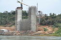 As obras da Ponte da Integração, em Foz do Iguaçu, no Oeste do Estado, atingiram 34% no final de setembro. O projeto é uma parceria entre a usina, o Governo do Estado e o governo federal. A gestão da obra é feita pela Secretaria da Infraestrutura e Logística do Paraná