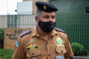 Curitiba, 15 de Outubro de 2020. Para celebrar o Dia do Professor, Colégio da Polícia Militar faz homenagem aos seus professores. Foto: entrevista com o Comandante do CPM, Maj. QOPM Anderson Mendes de Araújo. 