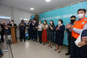 Encerramento da Campanha Paraná Piá, idealizada pela Primeira Dama do Estado, a Srª Luciana Saito Massa juntamente com a Superintendência Geral de Ação Solidária, no Hospital da Providencia em Apucarana, nesta quinta-feira(15).O objetivo da Campanha foi arrecadar brinquedos que foram entregues em comemoração ao dia das crianças. 15/10/2020 - Foto: Geraldo Bubniak/AEN