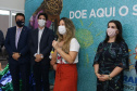 Encerramento da Campanha Paraná Piá, idealizada pela Primeira Dama do Estado, a Srª Luciana Saito Massa juntamente com a Superintendência Geral de Ação Solidária, no Hospital da Providencia em Apucarana, nesta quinta-feira(15).O objetivo da Campanha foi arrecadar brinquedos que foram entregues em comemoração ao dia das crianças. 15/10/2020 - Foto: Geraldo Bubniak/AEN