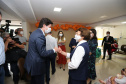 Encerramento da Campanha Paraná Piá, idealizada pela Primeira Dama do Estado, a Srª Luciana Saito Massa juntamente com a Superintendência Geral de Ação Solidária, no Hospital da Providencia em Apucarana, nesta quinta-feira(15).O objetivo da Campanha foi arrecadar brinquedos que foram entregues em comemoração ao dia das crianças. 15/10/2020 - Foto: Geraldo Bubniak/AEN