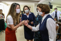 A campanha Paraná Piá terminou nesta quinta-feira (15) com uma entrega simbólica de 250 brinquedos para crianças internadas no Hospital da Providência em Apucarana, no Vale do Ivaí. A iniciativa, liderada pela primeira-dama Luciana Saito Massa, e pela Superintendência Geral de Ação Solidária (SGAS), do Governo do Estado, arrecadou mais de 15 mil brinquedos novos ou usados para celebrar o Dia das Crianças. Foto: Valdelino Pontes