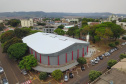 Um investimento de R$ 679.924,30 da Secretaria de Desenvolvimento Urbano e de Obras Públicas está revitalizando o Ginásio de Esportes Walter Marcon, no Centro de São Miguel do Iguaçu, na região Oeste do Paraná. Uma das principais mudanças é o aumento da quadra para atender o padrão oficial do futsal (40 por 20 metros), o que aproxima o ginásio de ser uma alternativa para os jogos oficiais do São Miguel Futsal, o xodó do município. Foto: José Fernando Ogura/AEN