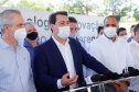 O governador Ratinho Junior também conheceu o espaço do Parque Tecnológico de Maringá, que ocupará um terreno de 180 mil metros quadrados, subdivividos em mais de 50 loteamentos, próximo ao Parque do Japão. A expectativa é reunir em um só espaço, com toda a infraestrutura necessária, a maior parte da inovação 