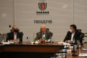 O Governo do Paraná quer atrair mais investimentos produtivos para os municípios, a fim de incrementar a oferta de emprego e renda localmente, segundo afirmou o vice-governador Darci Piana ao participar, nesta quinta-feira (22) do Fórum Invest. O evento foi online e apresentou a prefeitos e secretários municipais, as ações da Invest Paraná, agência estadual responsável pela prospecção de novos negócios e atração de empresas. Foto: Camila Tonett