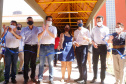 Governador Carlos Massa Ratinho Junior no Colegio Estadual Novo Horizonte em Campo Mourão.Foto Gilson Abreu