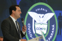 O governador Carlos Massa Ratinho Junior lança nesta segunda-feira (26) o programa de colégios cívico-militares do Estado. No mesmo ato  é assinada a regulamentação da lei que autorizou o projeto e anunciada a lista das cerca de 200 unidades beneficiadas nesse primeiro momento.   Curitiba, 26/09/2020. Foto: Geraldo Bubniak/AEN