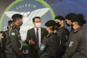 O governador Carlos Massa Ratinho Junior lança nesta segunda-feira (26) o programa de colégios cívico-militares do Estado. No mesmo ato  é assinada a regulamentação da lei que autorizou o projeto e anunciada a lista das cerca de 200 unidades beneficiadas nesse primeiro momento.   Curitiba, 26/09/2020. Foto: Geraldo Bubniak/AEN