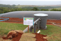 O governador Carlos Massa Ratinho Junior participa nesta quinta-feira (29) da inauguração da usina híbrida EnerDinBo, em Ouro Verde do Oeste. A geradora utilizará a luz do sol e dejetos da suinocultura para produzir energia elétrica. O investimento privado foi de R$ 12 milhões.Ouro Verde do Oeste, 29/10/2020 - Foto: Geraldo Bubniak/AEN