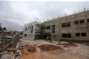 Construcao da Delegacia Cidada de Colombo. A delegacia cidadã é um novo modelo de atendimento em delegacias no Paraná, com espaços específicos e reservados para separar vítimas de agressores e possibilidade de auxílio de assistentes sociais e psicólogos, quando necessário. Colombo - 02/09/2020 - Foto: Geraldo Bubniak/AEN