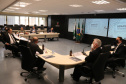 Gestão estratégica contra o crime organizado e investimentos em tecnologia e equipamentos foram abordados nos encontros do secretário nacional da Segurança Pública com representantes do Paraná, Santa Catarina e Rio Grande do Sul.
Foto: SESP