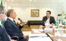 Governador apresenta corredor bioceânico a embaixador da Argentina
Foto: Rodrigo Felix Leal