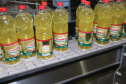 FEITO NO PARANA -  Coamo  cooperativa agro-industrial , a maior cooperativa da América Latina, com sede em Campo Mourão. Tem na linha alimentícia as marcas Primê, Sollus, Dualis e Anniela produz óleo de soja refinado, café torrado e moído, margarinas, farinha de trigo e gordura vegetal hidrogenada. 09/10/2020 -  Foto: Geraldo Bubniak/AEN
