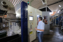 FEITO NO PARANA -  Coamo  cooperativa agro-industrial , a maior cooperativa da América Latina, com sede em Campo Mourão. Tem na linha alimentícia as marcas Primê, Sollus, Dualis e Anniela produz óleo de soja refinado, café torrado e moído, margarinas, farinha de trigo e gordura vegetal hidrogenada. 09/10/2020 -  Foto: Geraldo Bubniak/AEN