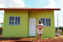 Quarenta famílias de Marmeleiro, município na região Sudoeste do Paraná, realizaram nesta quarta-feira (25) o sonho da casa própria. Elas foram beneficiadas por um projeto habitacional do Governo do Estado, feito em parceria com a prefeitura, com investimentos de aproximadamente R$ 2,6 milhões. Foto: Cohapar