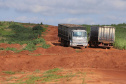 Um convênio entre Itaipu Binacional, Departamento Nacional de Infraestrutura de Transportes (DNIT) e Governo do Paraná vai garantir a execução das obras no trecho paranaense da BR-487, mais conhecida como Estrada Boiadeira. O trecho de 47 km liga os municípios Icaraíma (Porto Camargo) e Umuarama (Serra dos Dourados), no Noroeste do Paraná, e deve estar pronto até início de 2022. 19/11/2020 - Foto: Geraldo Bubniak/AEN