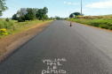 Rodovia do sudoeste recebe melhorias em trecho de 25,8 quilômetros.PRC-158. Foto:DER