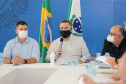 Reuniao do Secretário de Estado da Saude, Beto Preto, Secretário de Estado da Comunicação e da Cultura ,João Evaristo Debiasi com Assomec ? Associação dos Municípios da Região Metropolitana de Curitiba e representantes para alinhamento de açoes no combate do coronavirus.  - Curitiba -  02/13/2020 - Foto: Geraldo Bubniak/AEN