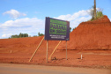 Obra de implantação do acesso às indústrias de Pitanga. São construídas marginais em um trecho de 4,2 quilômetros da PR-466, perto do posto da Polícia Rodoviária Estadual, o projeto prevê pistas paralelas à rodovia em ambos os sentidos, totalizando 8,4 quilômetros de extensão. 19/11/2020 - Foto: Geraldo Bubniak/AEN