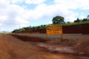 Obra de implantação do acesso às indústrias de Pitanga. São construídas marginais em um trecho de 4,2 quilômetros da PR-466, perto do posto da Polícia Rodoviária Estadual, o projeto prevê pistas paralelas à rodovia em ambos os sentidos, totalizando 8,4 quilômetros de extensão. 19/11/2020 - Foto: Geraldo Bubniak/AEN