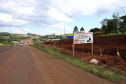 Obra de implantação do acesso às indústrias de Pitanga. São construídas marginais em um trecho de 4,2 quilômetros da PR-466, perto do posto da Polícia Rodoviária Estadual, o projeto prevê pistas paralelas à rodovia em ambos os sentidos, totalizando 8,4 quilômetros de extensão. 19/11/2020 - Foto: Geraldo Bubniak/AEN