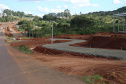 Obra de implantação do acesso às indústrias de Pitanga. São construídas marginais em um trecho de 4,2 quilômetros da PR-466, perto do posto da Polícia Rodoviária Estadual, o projeto prevê pistas paralelas à rodovia em ambos os sentidos, totalizando 8,4 quilômetros de extensão. 19/11/2020 - Foto: Geraldo Bubniak/AEN