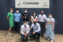A Cohapar concluiu nesta quinta-feira (3), em Londrina, o primeiro mutirão de audiências de conciliação para renegociação de dívidas imobiliárias, feito em parceria com o Tribunal de Justiça do Paraná (TJPR). A iniciativa conjunta entre os poderes executivo e judiciário estaduais é fruto de um acordo firmado em setembro deste ano e deverá beneficiar milhares de famílias que possuem dívidas de financiamentos com a companhia. (Foto: Ivone Luchini / Cohapar)