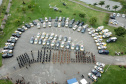 Mais de 500 pessoas são presas e 7 toneladas de maconha e 68 armas apreendidas nas duas etapas da Operação Sinergia. Foto:SESP