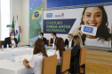 O governador Carlos Massa Ratinho Junior lançou nesta terça-feira (8) o site que dá largada ao cadastramento das empresas interessadas em participar do programa Cartão Futuro Emergencial, criado pelo Governo do Estado para estimular e manter as contratações de jovens aprendizes. Foto: Jonathan Campos/AEN