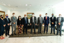 O governador Carlos Massa Ratinho Junior recebeu nesta quinta-feira (4), no Palácio Iguaçu, em Curitiba, o governador da província argentina de Tucumán, Juan Luis Manzur,