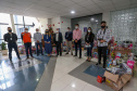A participação dos servidores da Secretaria do Desenvolvimento Urbano e de Obras Públicas e Paranacidade, na Campanha Natal Voluntário resultou na doação de mais de 1500 brinquedos que serão entregues a crianças carentes. . Foto:SEDU
