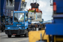 Ampliada a capacidadede carregamento de contêineres no Porto de Paranaguá.