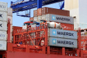 Ampliada a capacidadede carregamento de contêineres no Porto de Paranaguá.