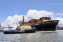 Ampliada a capacidadede carregamento de contêineres no Porto de Paranaguá.
