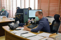 Reunião técnica alinha logística da vacina para a Covid-19. Foto:Américo Antonio/SESA
