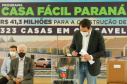 CURITIBA - 13-01-2021 - Governador Carlos Massa Ratinho Junior, lança o programa Casa Fácil Paraná.