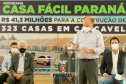 CURITIBA - 13-01-2021 - Governador Carlos Massa Ratinho Junior, lança o programa Casa Fácil Paraná.