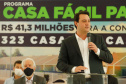 CURITIBA - 13-01-2021 - Governador Carlos Massa Ratinho Junior, lança o programa Casa Fácil Paraná.