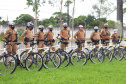 Policiais militares passam por capacitação de ciclopatrulhamento no Litoral
. Foto:PMPR