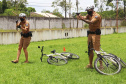Policiais militares passam por capacitação de ciclopatrulhamento no Litoral
. Foto:PMPR