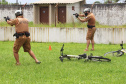 Policiais militares passam por capacitação de ciclopatrulhamento no Litoral
. Foto:PMPR