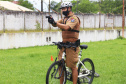 Policiais militares passam por capacitação de ciclopatrulhamento no Litoral
. Foto:PMPR