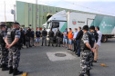 O Governo do Estado, por meio da Secretaria de Estado da Saúde, inicia  a distribuição dos insumos para a  vacinação da Covid-19, neste sabado (16) na Central de Medicamentos do Paraná (Cemepar), no Jardim Botânico. Foto: Geraldo Bubniak/AEN