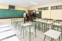 O vice governador Darci Piana recebe neste domingo  (17)  o ministro da Educação, Milton Ribeiro, no Colégio Estadual Pedro Macedo, no bairro Portão em Curitiba  para acompanhar a aplicação prova do Exame Nacional do Ensino Médio (Enem) 2020.  A visita o  contou com a presenca do secretário de Estado da Educação e do Esporte, Renato Feder.     Curitiba, 17/01/2021 -  Foto: Geraldo Bubniak/AEN