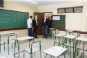 O vice governador Darci Piana recebe neste domingo  (17)  o ministro da Educação, Milton Ribeiro, no Colégio Estadual Pedro Macedo, no bairro Portão em Curitiba  para acompanhar a aplicação prova do Exame Nacional do Ensino Médio (Enem) 2020.  A visita o  contou com a presenca do secretário de Estado da Educação e do Esporte, Renato Feder.     Curitiba, 17/01/2021 -  Foto: Geraldo Bubniak/AEN